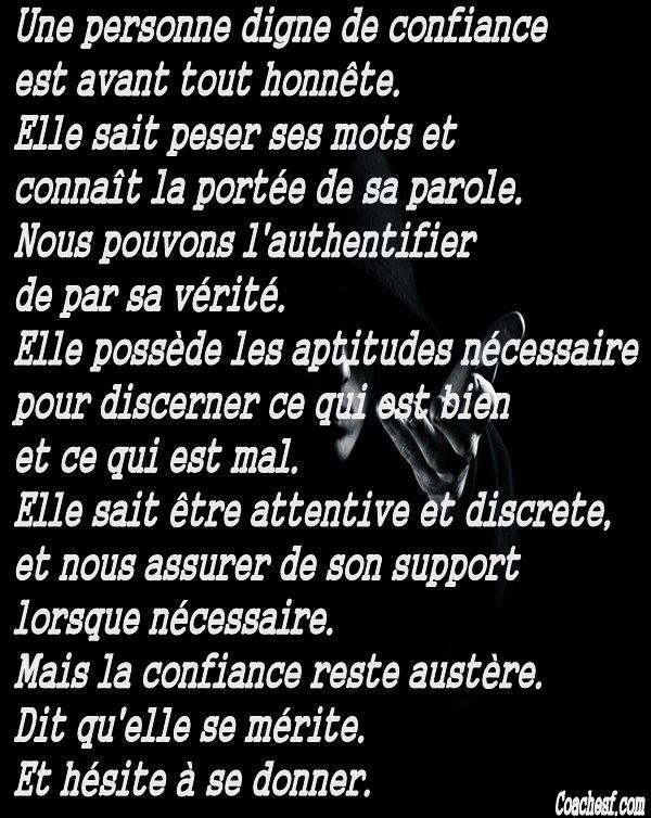 La confiance 1