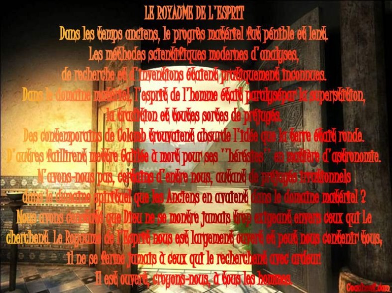 Le royaume de l'esprit